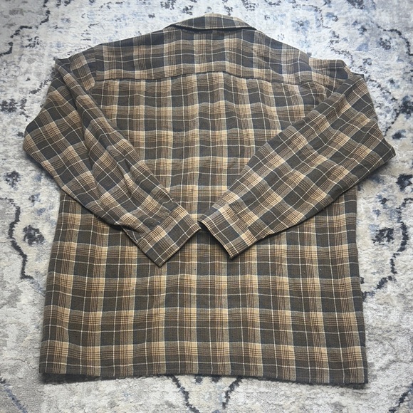 Northern Explorer Men’s Large Plaid Lined Heavy Flannel Shirt Jacket - Picture 5 of 6